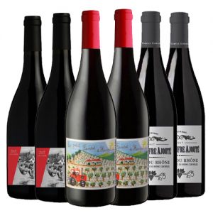 Trippel Natur ! Blandad vinlåda 3x2 flaskor