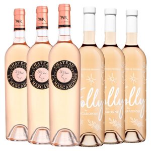 Château la Mascaronne - Carton mélangé de vin rosé - 3x2 bouteilles