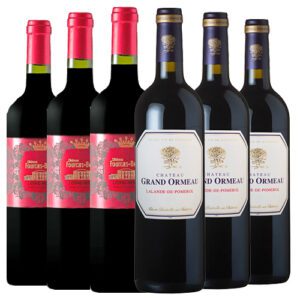 Bordeaux - finvin från 2014 - Blandlåda 2x3 flaskor